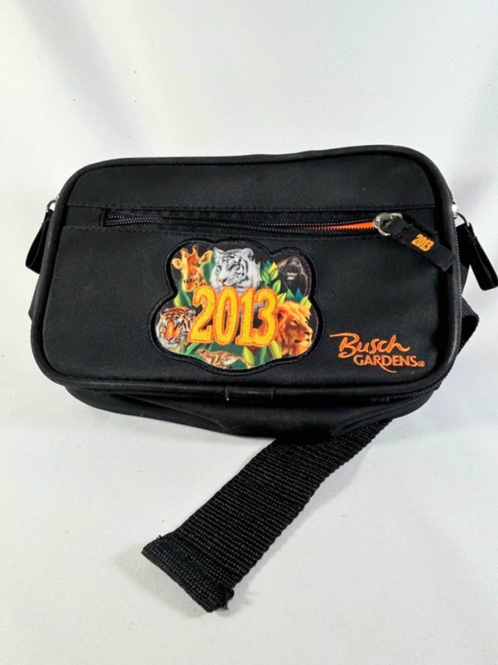 Bush Gardens, New Official 2013 Fanny Pack, 3 Zipper Pockets